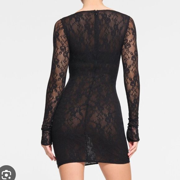 NWT SKIMS stretch lace underwire  dress XS - Picture 2 of 5